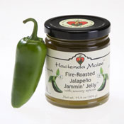 Jalapeño Jammin' Jelly: hot pepper jelly from Hacienda Maize